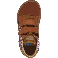 Acebos ~ MidCut Klettschuh Leder Glitter ~ Taupe