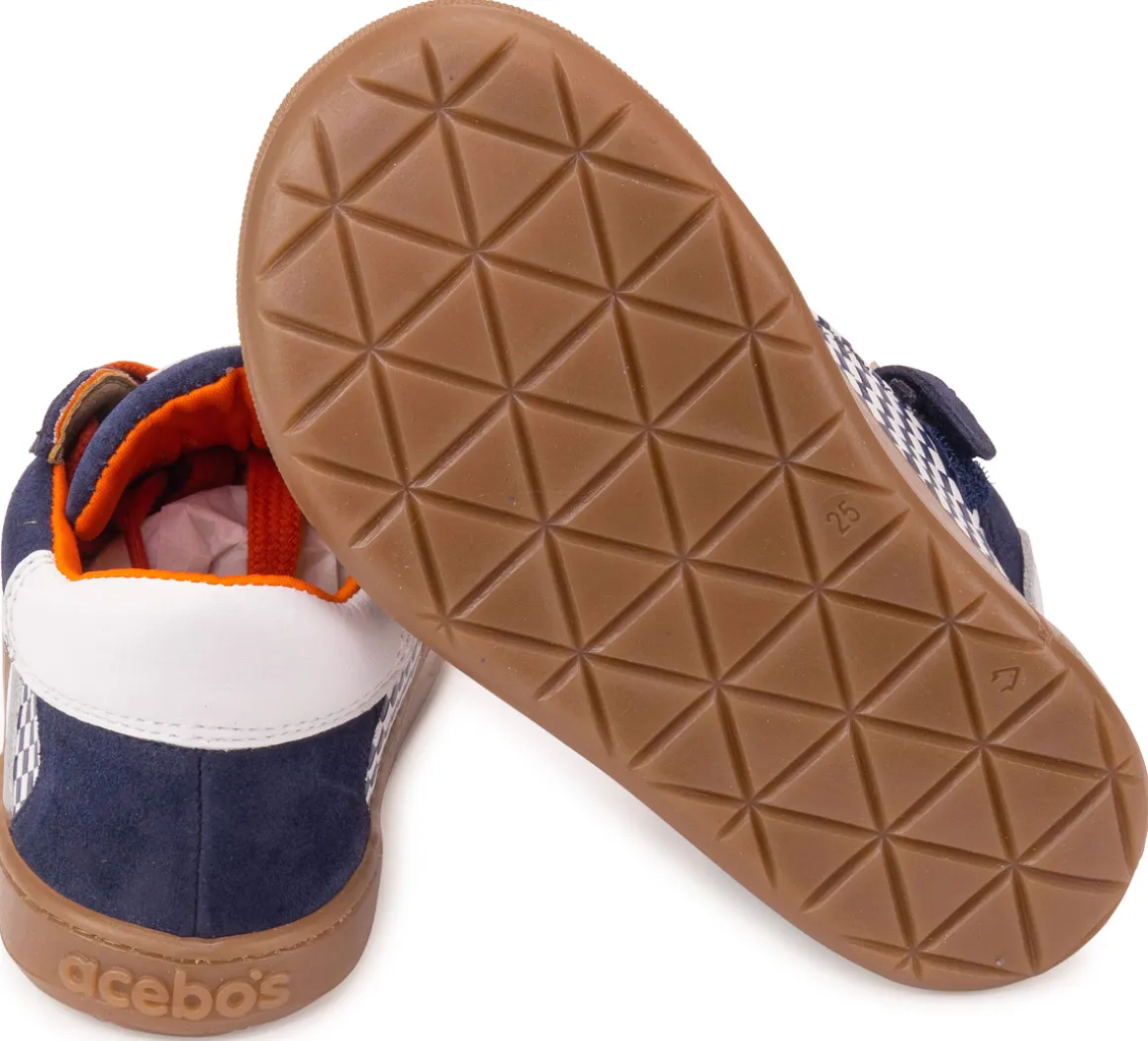Acebos ~ MidCut Schnürschuh Leder ~ Marino