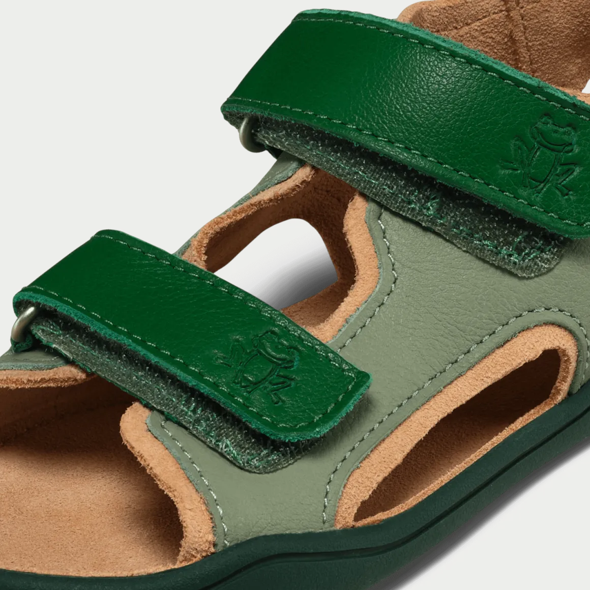 Affenzahn ~ Airy Leder Sandale ~ Frosch
