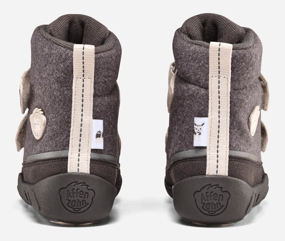 Affenzahn ~ Comfy Wolle Winterstiefel + TEX ~ Nashorn