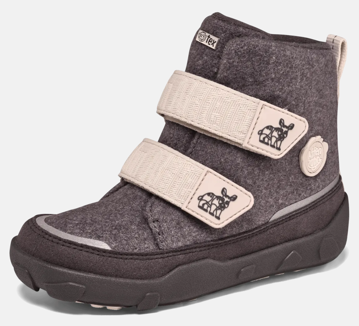 Affenzahn ~ Comfy Wolle Winterstiefel + TEX ~ Nashorn
