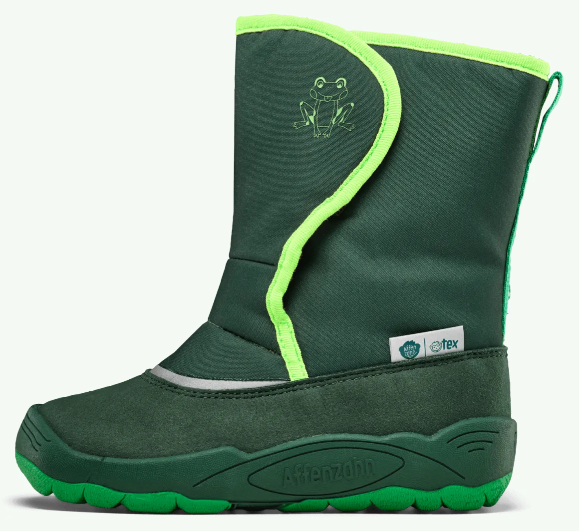 Affenzahn ~ Freezy Schneestiefel Vegan + TEX ~ Frosch