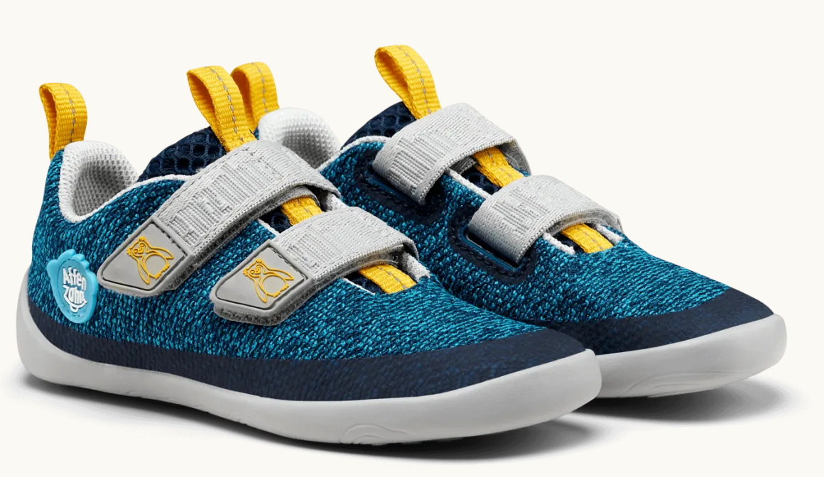 Affenzahn ~ Happy Knit vegan LowCut Sneaker ~ Pinguin