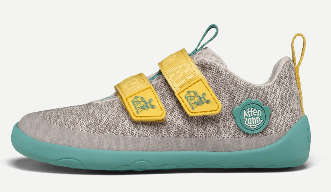 Affenzahn ~ Happy Knit Vegan LowCut Sneaker ~ Nashorn