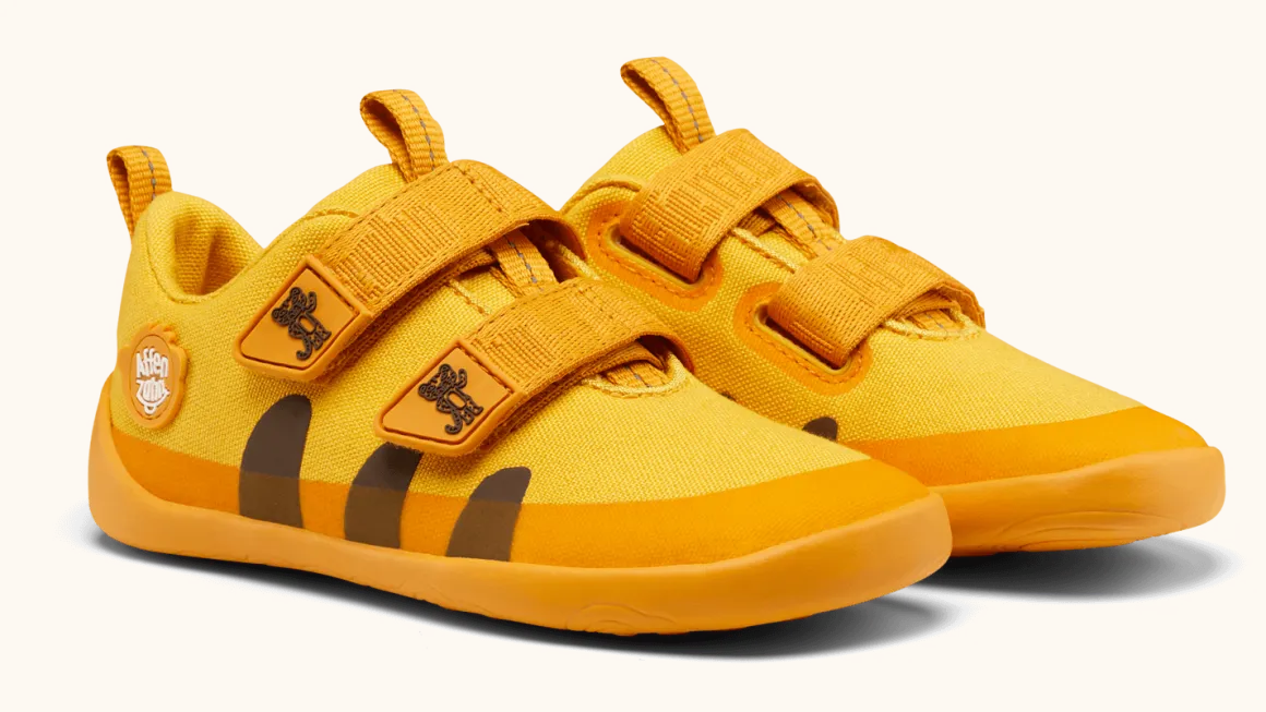 Affenzahn ~ Lucky Baumwolle vegan LowCut ~ Tiger