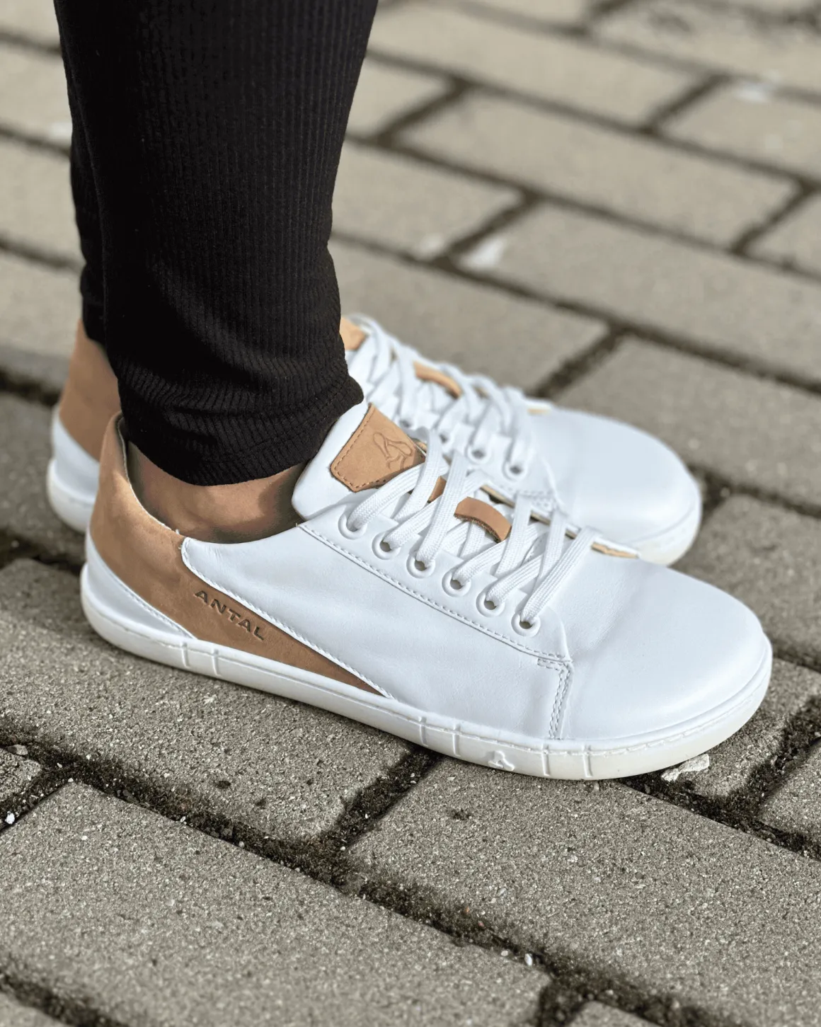 Antal ~ Magnifique Leder Sneaker ~ Beige