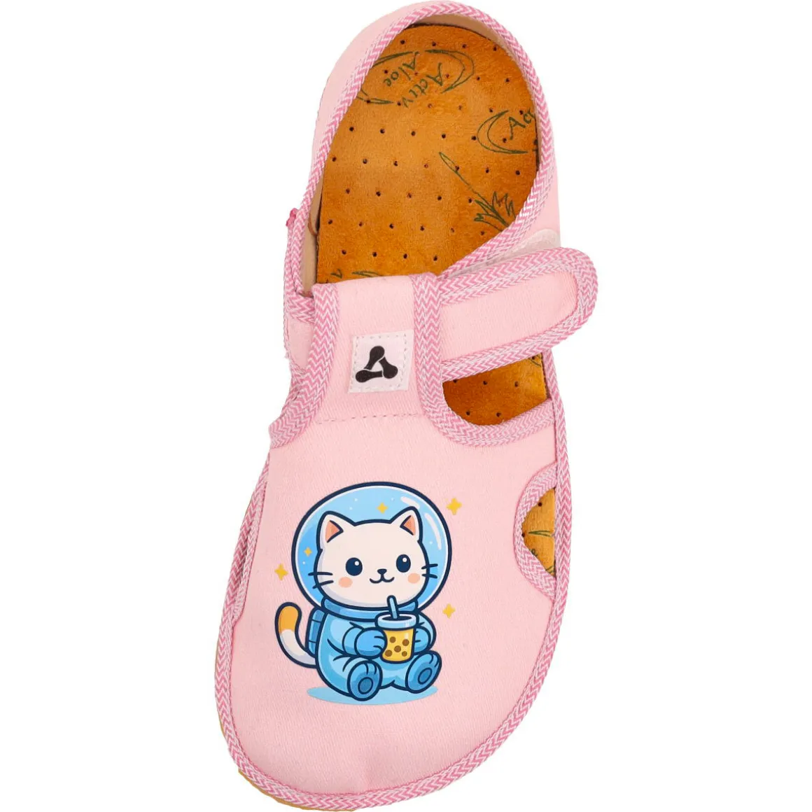 Antal ~ Rascal Hausschuh Slipper Textil ~ Space Kitty Rosa