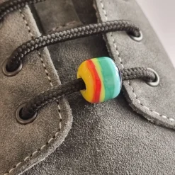Atelier Schatzmuschel ~ Schuh Perle ~ Regenbogen