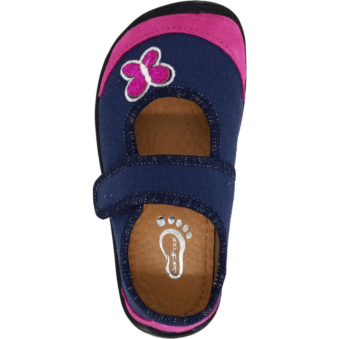 bar3foot Elf ~ Athena Slipper ~ Schmetterling Glitzer