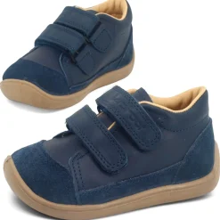 bar3foot Elf ~ Step Leder Sneaker ~ Navy