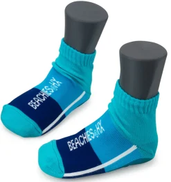 Beachies ~ Aquasocke HX Colorblock ~ Meerblau