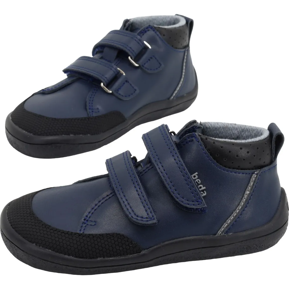 beda Playful ~ MidCut Klettschuh + Tex ~ Navy