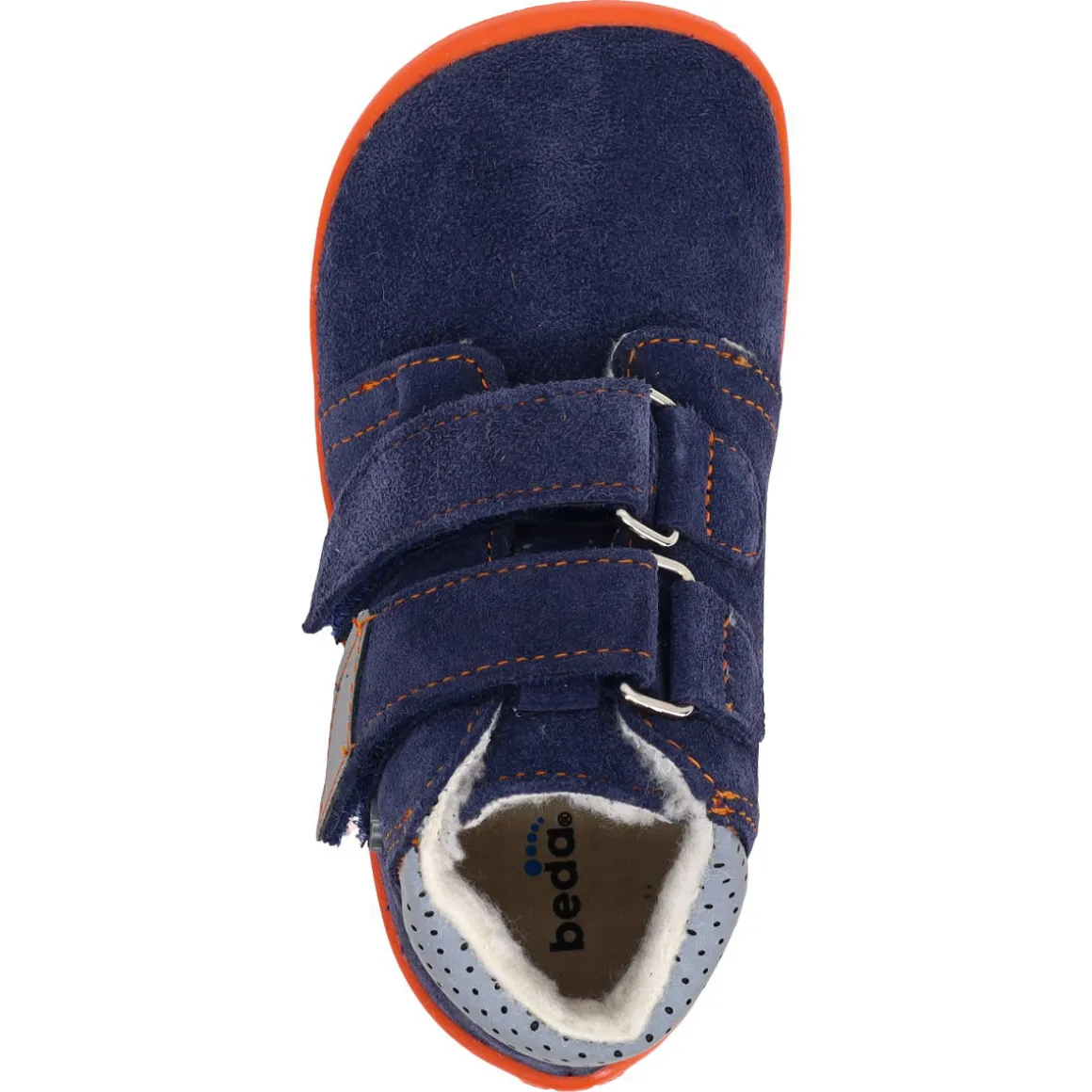 beda |v2 ~ MidCut Leder Winter + TEX ~ Blue Mandarine