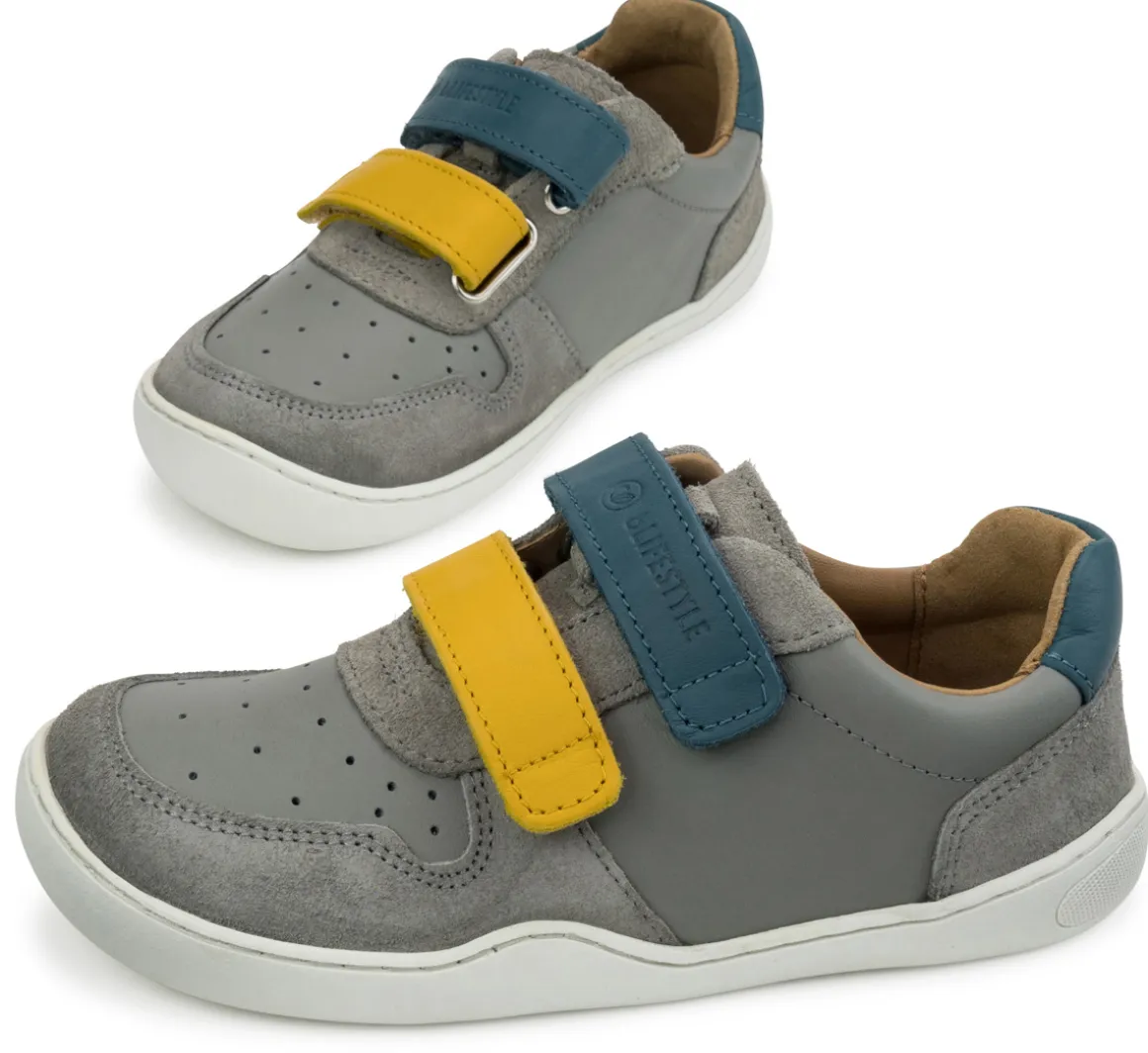 bLifestyle ~ Anurafrosch LowCut Klettschuh Nappa ~ Keramik