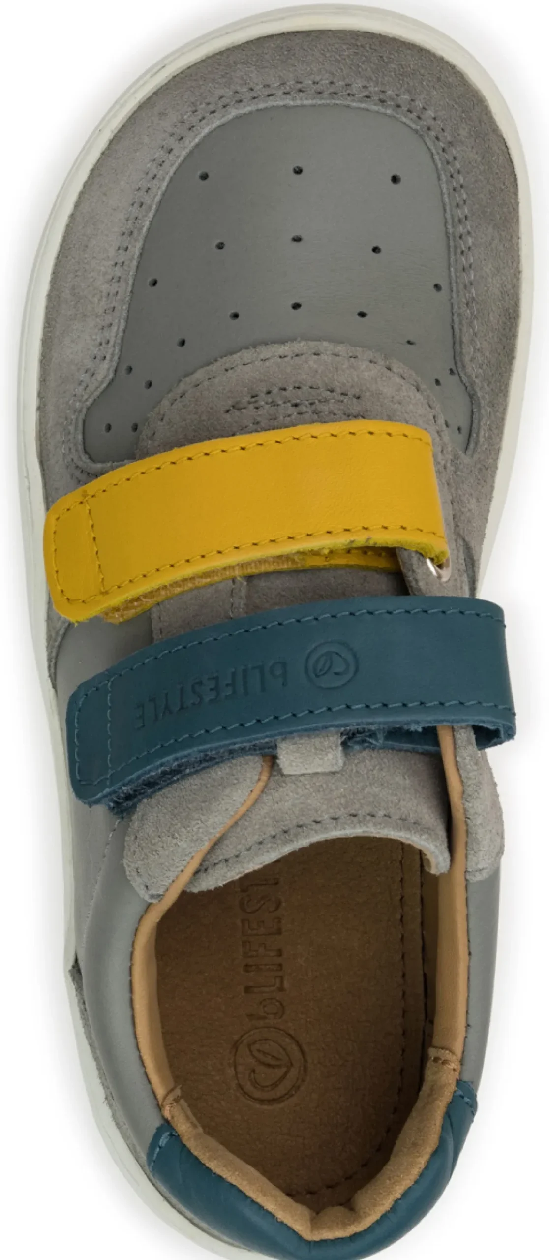bLifestyle ~ Anurafrosch LowCut Klettschuh Nappa ~ Keramik