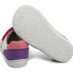 bLifestyle ~ baby Anurafrosch LowCut Klett ~ Weiß-Rosa
