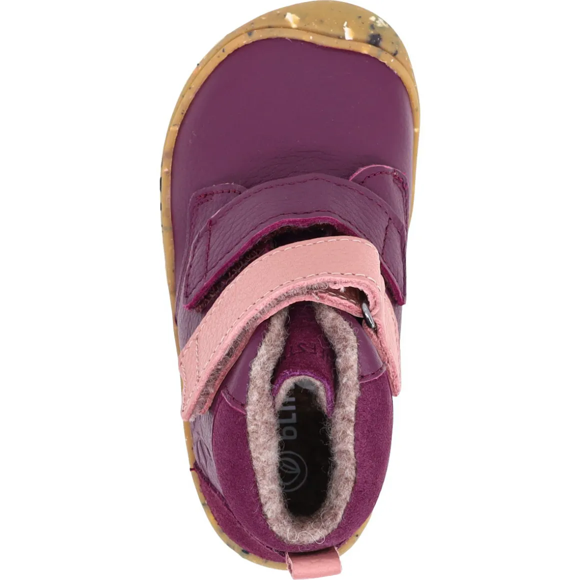 bLifestyle ~ baby Waschbär MidCut Klett Warm ~ Pflaume