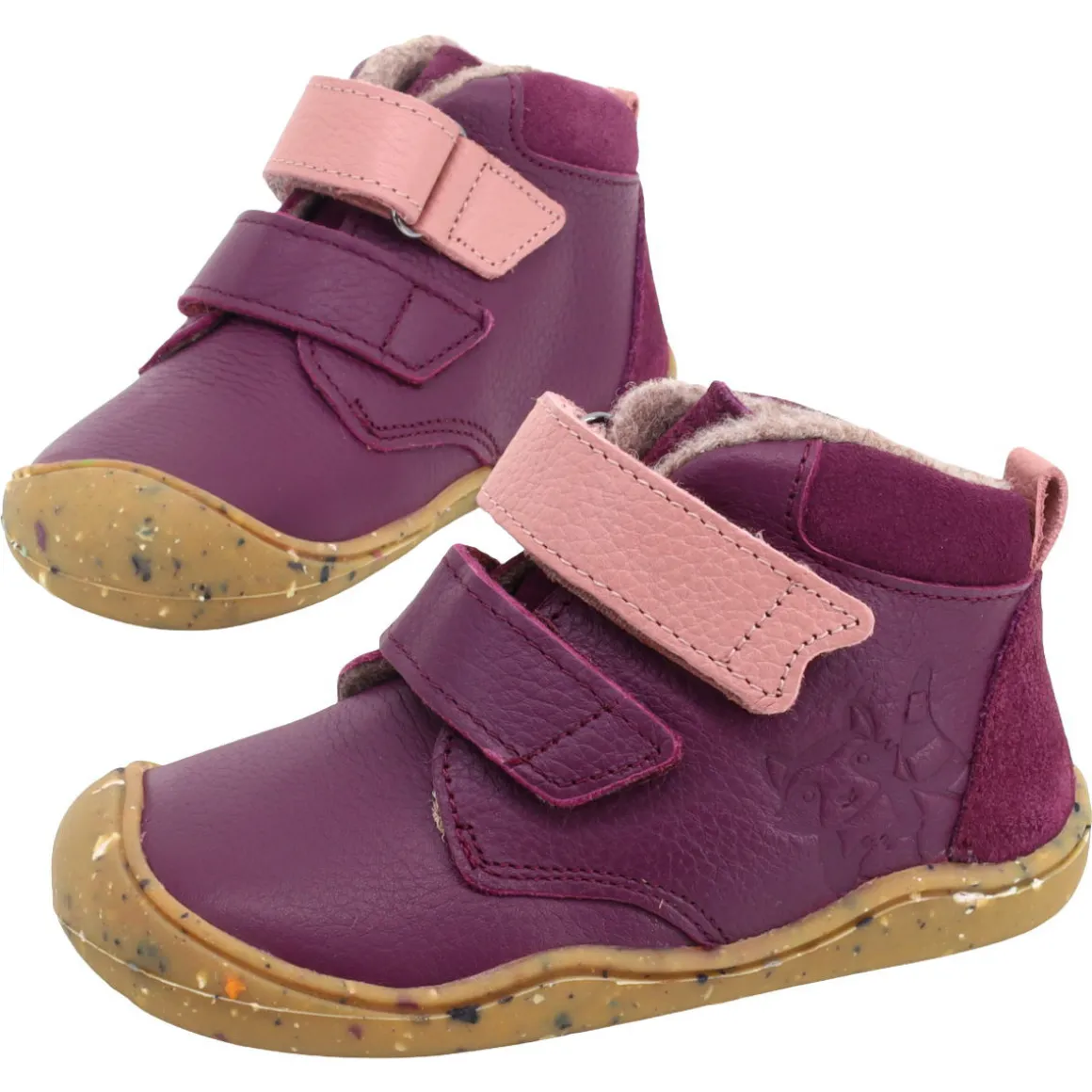 bLifestyle ~ baby Waschbär MidCut Klett Warm ~ Pflaume