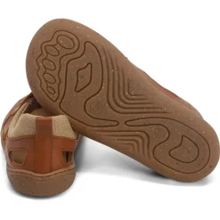 bLifestyle ~ Kammmolch Sandale Nappa ~ Haselnuss