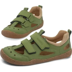 bLifestyle ~ Kammmolch Sandale Nappa ~ Moosgrün