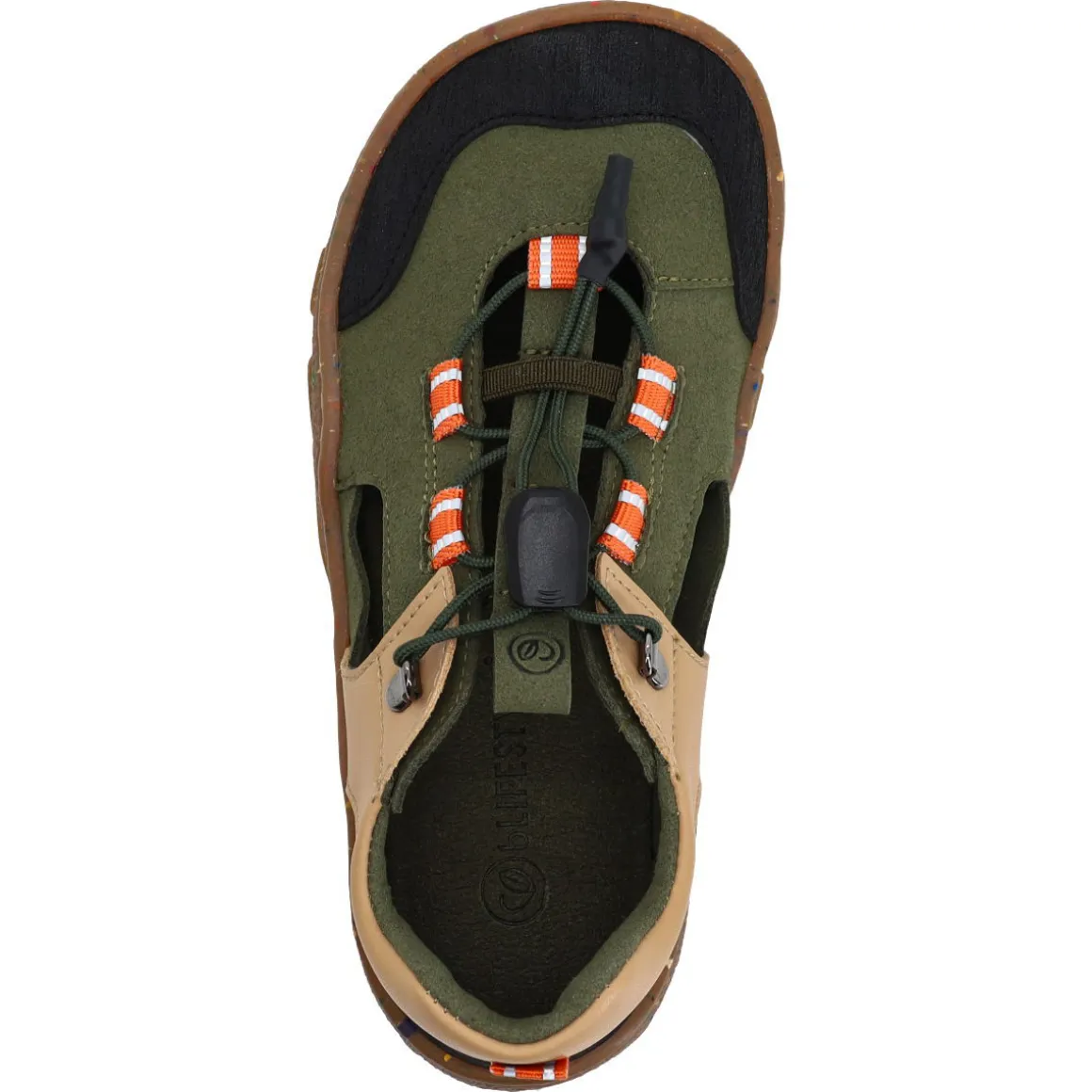 bLifestyle ~ Landschildkröte Trekking Sandale vegan ~ Khaki