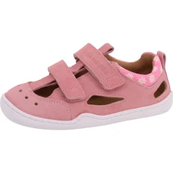 bLifestyle ~ (S) Kammmolch Sandale Velours ~ Rosablumen
