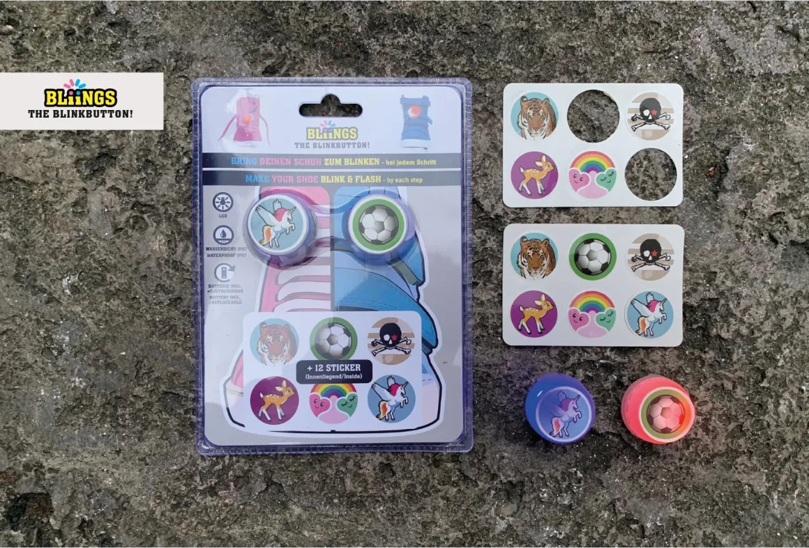 BLiiNGS ~ LED-Blinkbutton ~ 2er-Set