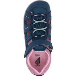 bobux kid+ ~ Summit Sandale ~ Tidal Teal & Pink Diamond