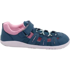 bobux kid+ ~ Summit Sandale ~ Tidal Teal & Pink Diamond