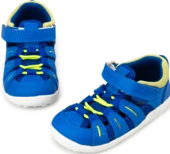 bobux step-up ~ Summit Sandale ~ Snorkel Blue & Sunny Lime