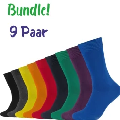 Camano ~ Baumwollsocke 9er Pack ~ Bunt