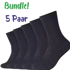 Camano ~ Classic Socken ~ 5er Pack schwarz