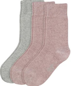 Camano kids ~ Kindersocke 3er Pack ~ mix rosa grau