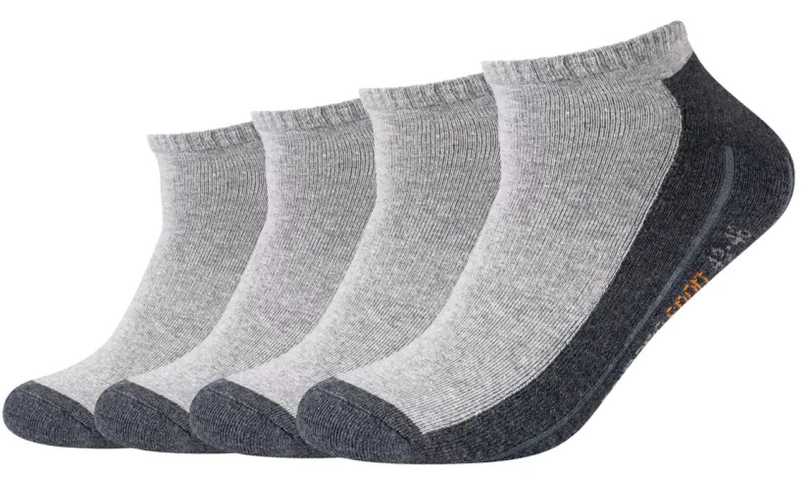 Camano ~ Sneakersocke Pro-Tex-Funktion 4er Pack ~ Grey Melange