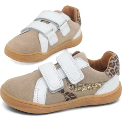Develab ~ LowCut Leder Sneaker Klett ~ Leo Beige