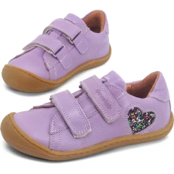 Develab ~ LowCut Leder Sneaker Klett ~ Purple