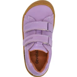 Develab ~ LowCut Leder Sneaker Klett ~ Purple