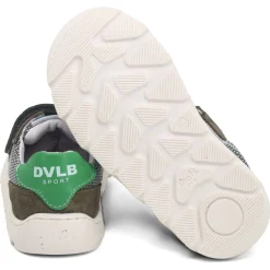 Develab ~ LowCut Sport Sneaker Klett ~ Kaki Suede