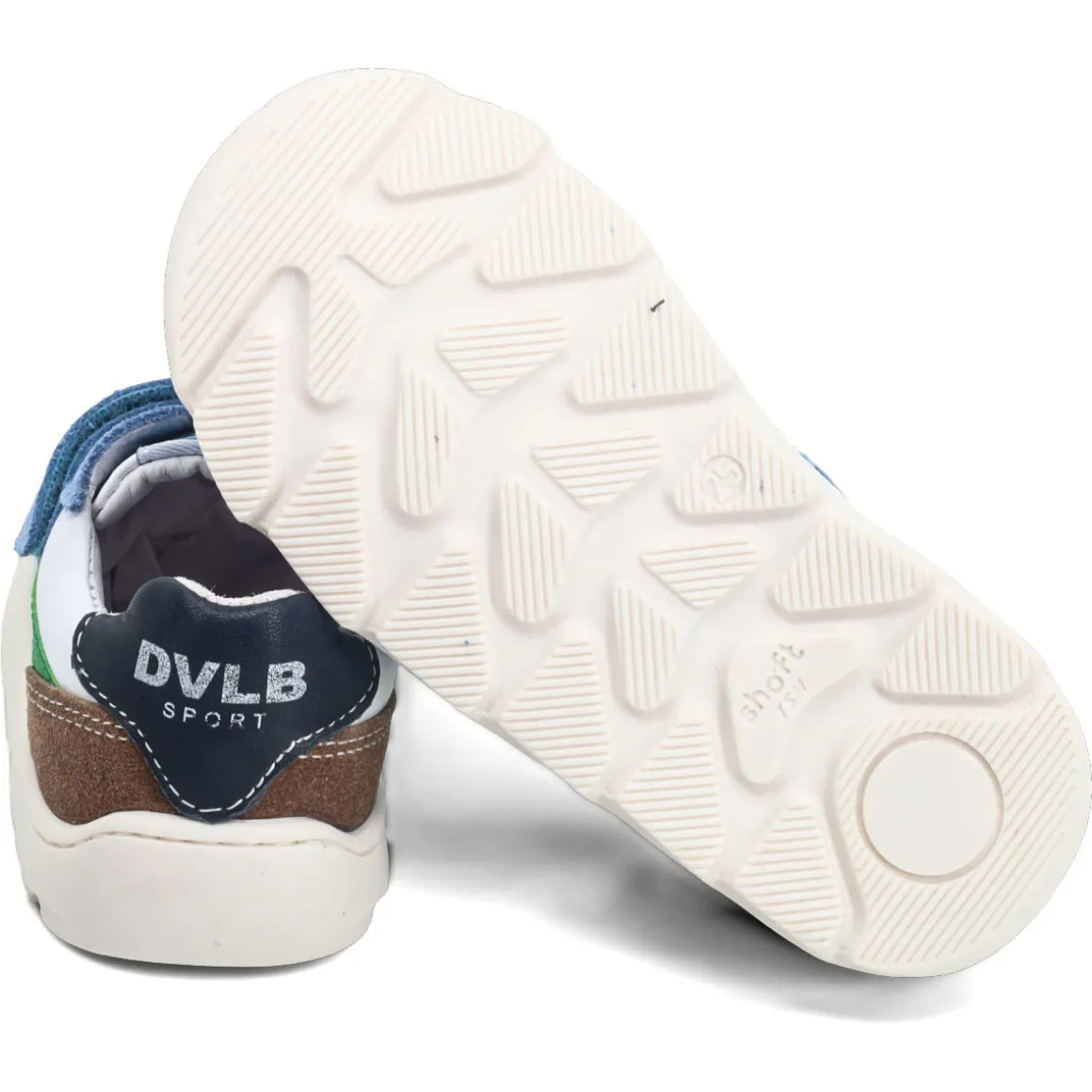 Develab ~ LowCut Sport Sneaker Klett ~ Blue Combi