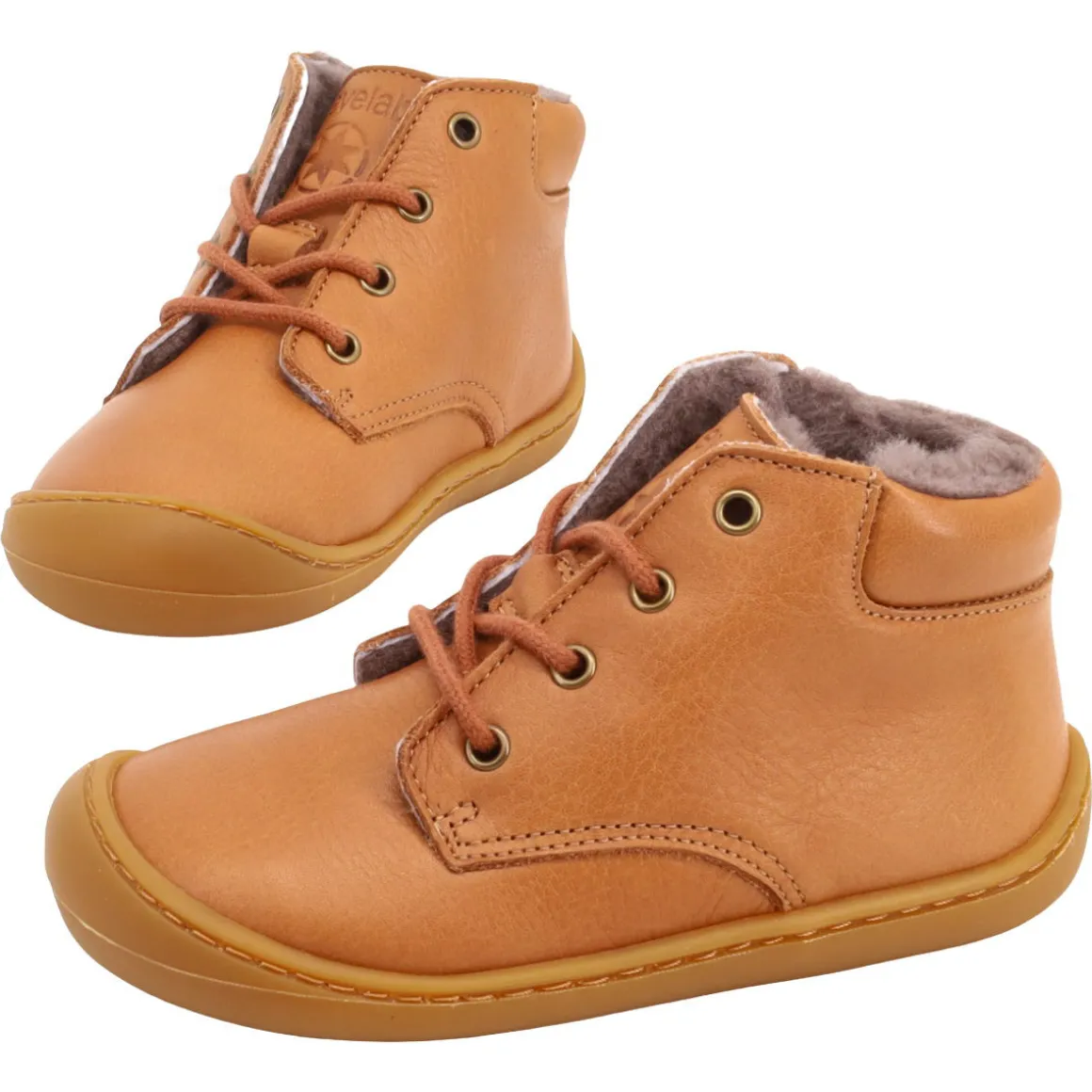 Develab ~ MidCut Lauflernschuh Winter ~ Cognac