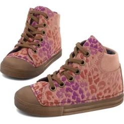 Däumling softie ~ Ecki HighCut Sneaker Fleece ~ Old Rose Leo