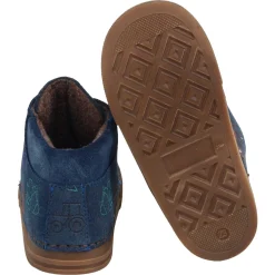 Däumling softie ~ Ecki HighCut Sneaker Wollfleece ~ Cars Blue