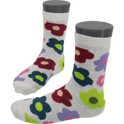 Ewers ~ Socken 2er Set ~ Blumen Latte/Rose