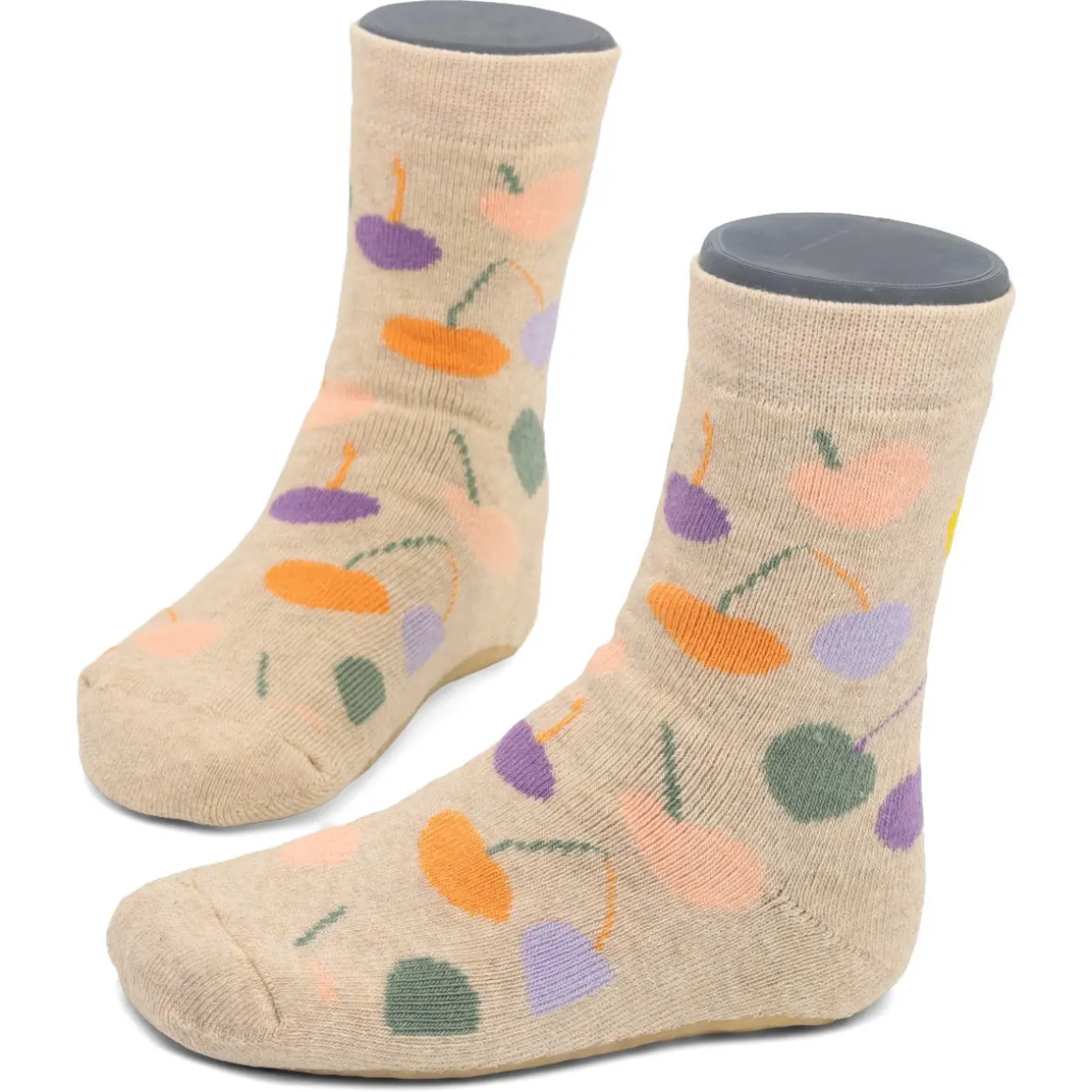 Ewers ~ Stoppersocke SoftStep ~ Kirschen Beige