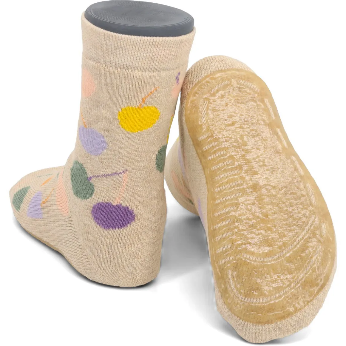 Ewers ~ Stoppersocke SoftStep ~ Kirschen Beige