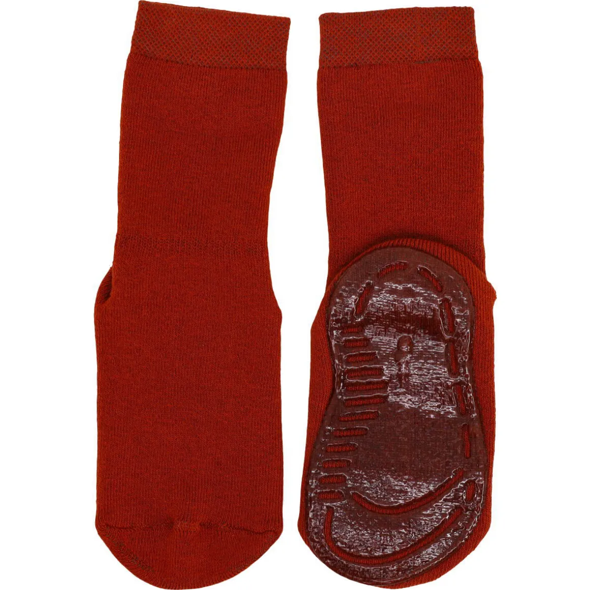 Ewers ~ Stoppersocke SoftStep ~ Uni Kupfer