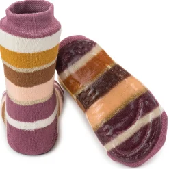 Ewers ~ Stoppersocke SoftStep ~ Ringel Dusty rose
