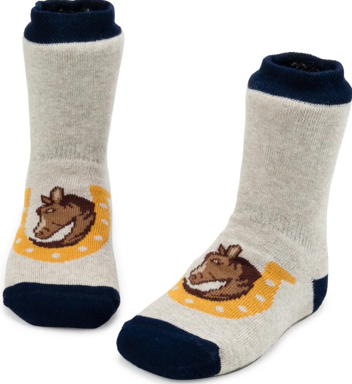 Ewers ~ Stoppersocke SoftStep ~ Hufeisen beige