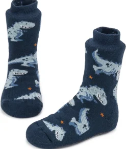 Ewers ~ Stoppersocke SoftStep ~ Dino blau