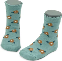 Ewers ~ Stoppersocke SoftStep ~ Blume blau